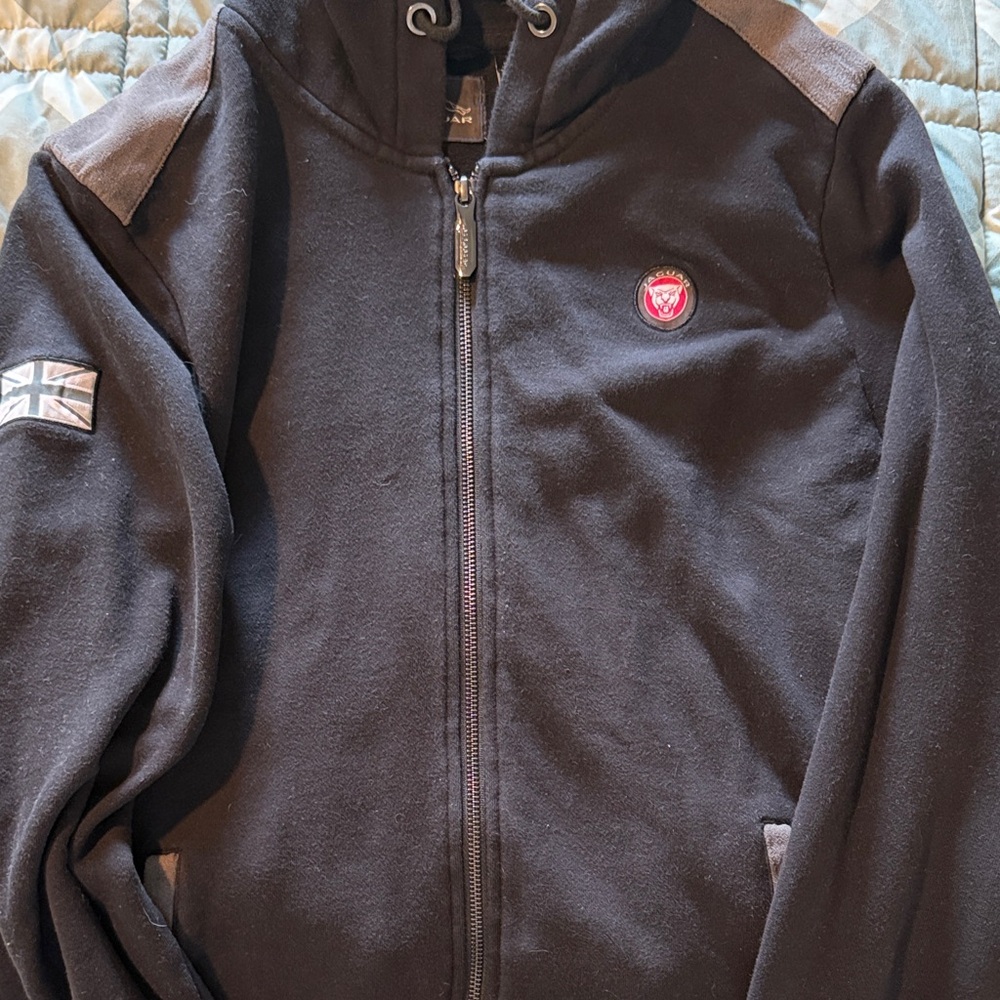 Men's Black Jaguar hoodie with Logo